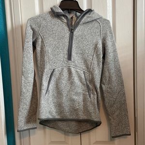 Size 4 grey lululemon zip up hoodie